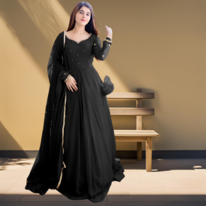 Stitched Maxi Dress