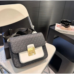 Michael Kors Sloan Editor Medium Signature Logo Messenger Bag