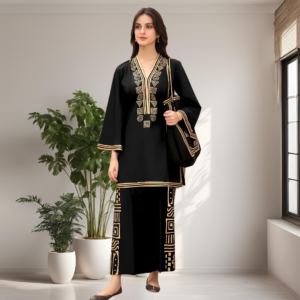 Shirt, Plazoo & Handbag Printed 3 Piece
